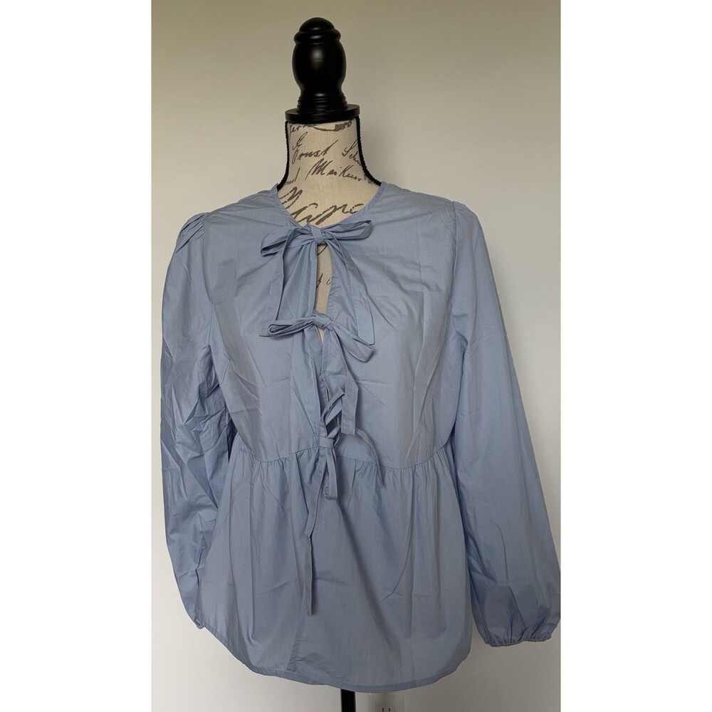 Women’s Casly Lamiit Blue Shirt Size Medium NWT